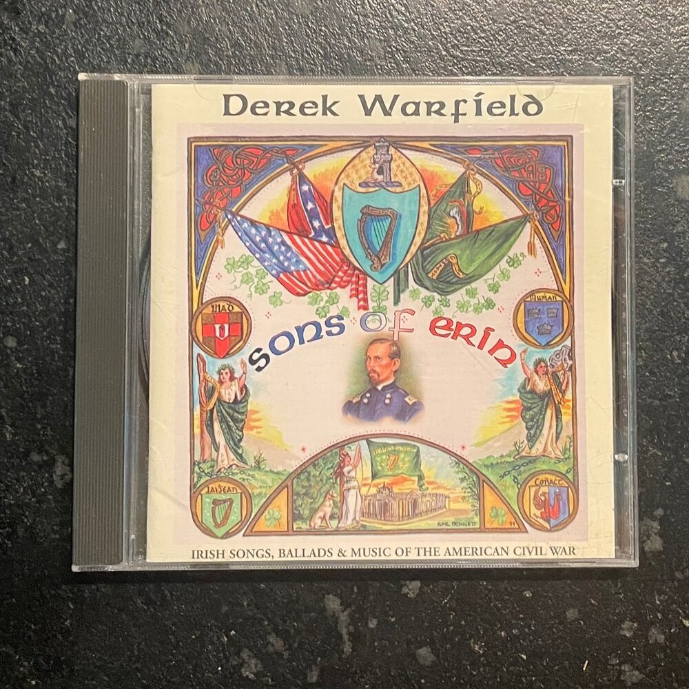 🍀 "Derek Warfield: Sons of Erin," 2000 Cill Dara Music CD 🍀